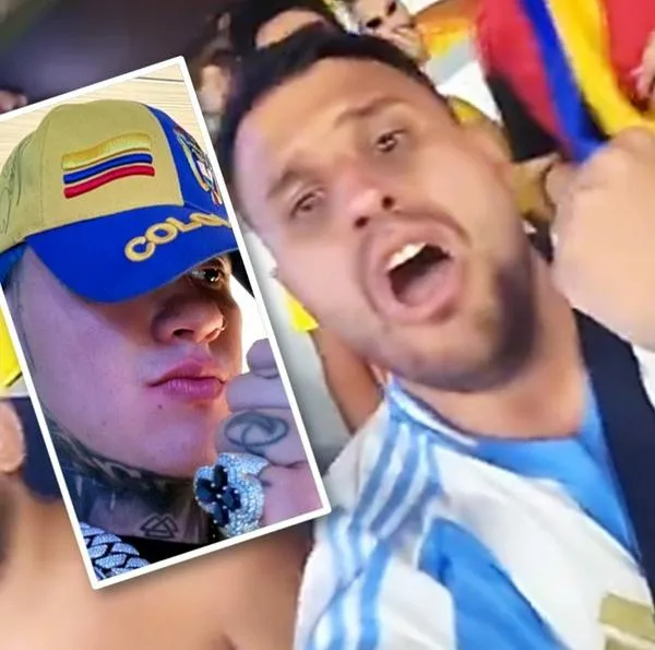 Iván Rodríguez, argentino al que Blessd le quiso “robar” camiseta en final de Copa América
