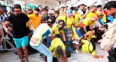 A colombianos que se colaron en final de Copa América se les iría hondo: detalles y sanciones