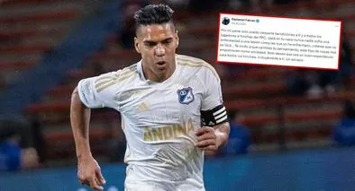  Falcao, a irrespetuoso 'hincha' que le deseó lesión de rodilla