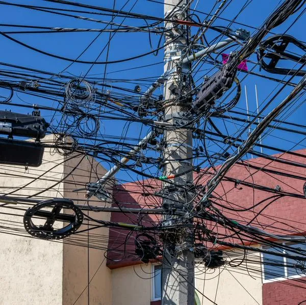 Robo de cables en Bogotá.