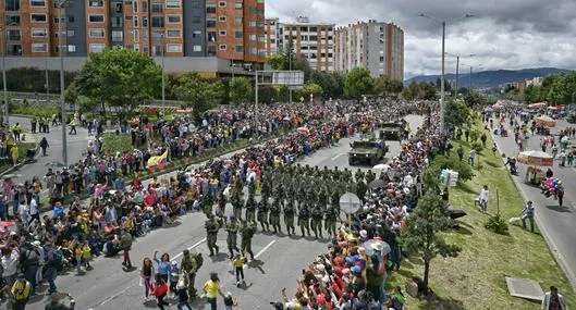 Desfile militar Colombia