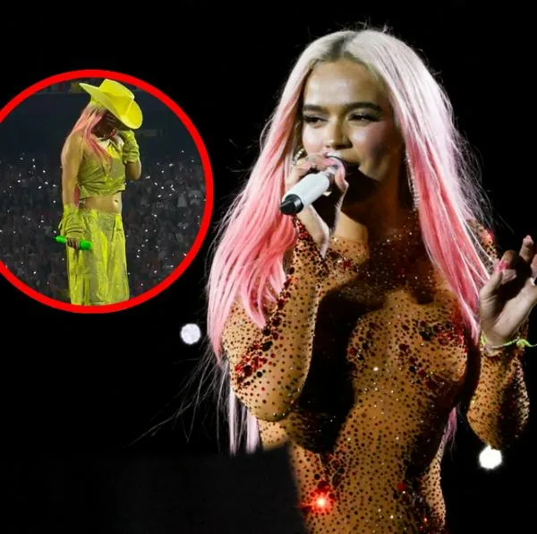 Karol G lloró en Santiago Bernabéu por ovación de 3 minutos