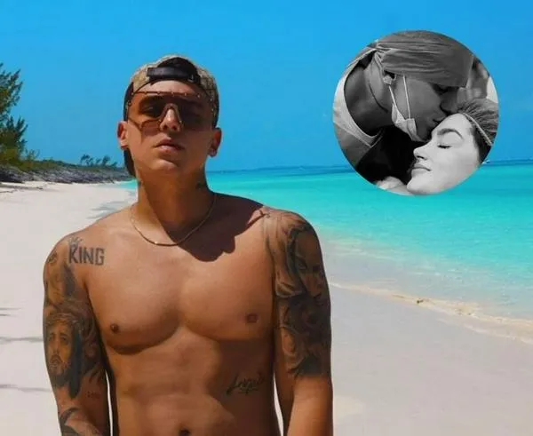 Con una emotiva fotografía, Kevin Roldán enseñó a su segundo hijo recién nacido
