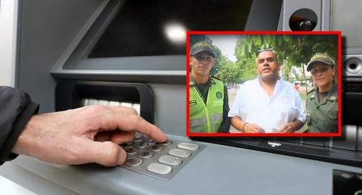 Auxiliares de la Policía Metropolitana encuentran y devuelven 2 millones 8 mil pesos olvidados en un cajero automático de Montería