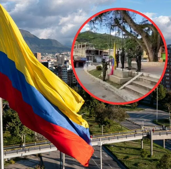 Video: soldados colombianos celebraron solos el 20 de julio en Suárez, Cauca
