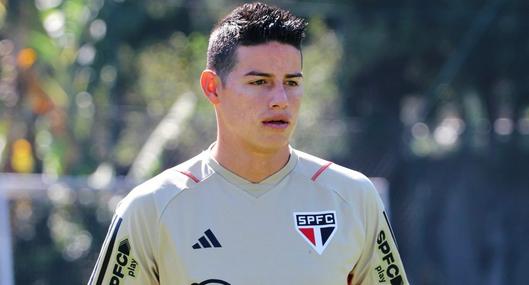 James Rodríguez, a propósito de lo que dijo Luis Zubeldía sobre su salida de Sao Paulo