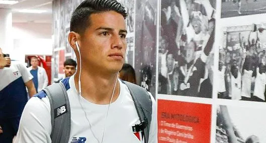 Sao Paulo, que está “frustrado” con ofertas por James Rodríguez.