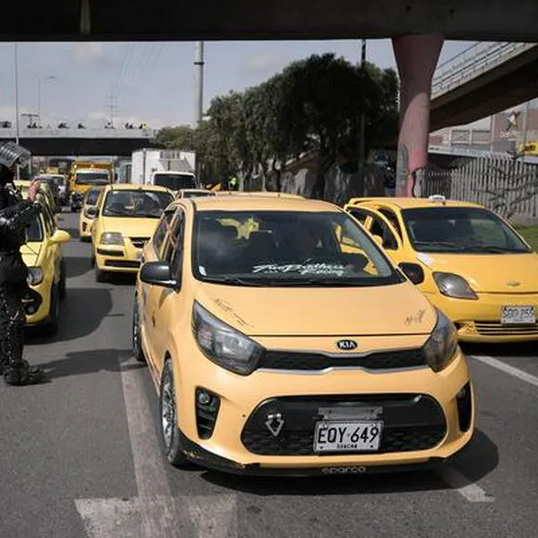 Taxistas se van a paro en Bogotá: puntos de concentración este 23 de julio