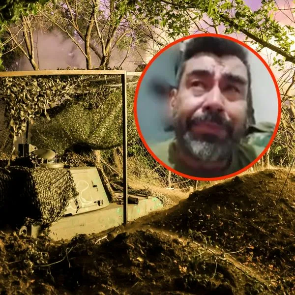 Actor colombiano lloró al contar drama como militar en Ucrania