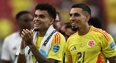 Daniel Muñoz y Luis Díaz