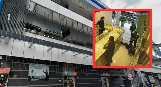 Ladrones robaron joyería en centro comercial de Bucaramanga, con ropa de Policía