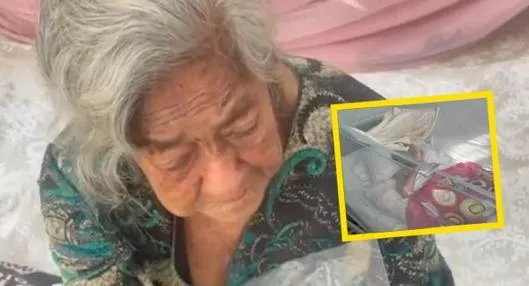 Adulta mayor de casi 100 años cuida de su hija de 66 años postrada en una cama, en Cali; pasa por difícil situación
