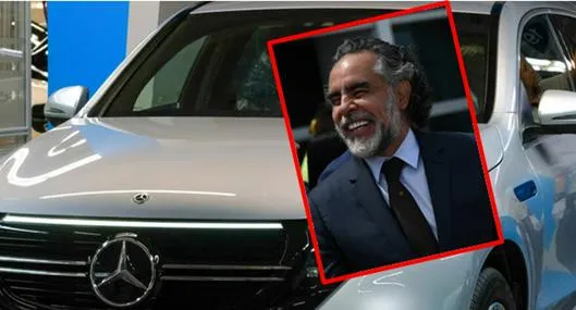 Armando Benedetti anda en Mercedes Benz, luego de ser nombrado por Gustavo Petro