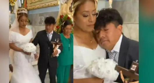 Novio llegó completamente borracho a su boda y se hizo viral en Internet