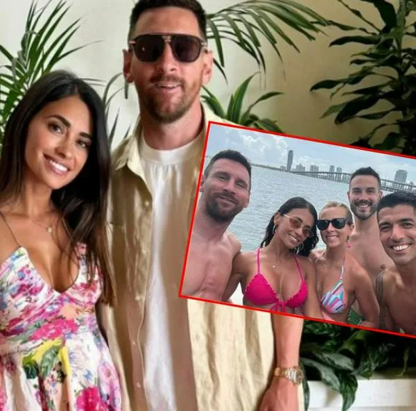 Viralizan detalle de la esposa de Messi durante foto en yate: ¿se molestaría el '10'?
