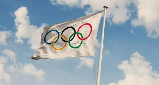 Foto de bandera olímpica, en nota de cuándo arranca Colombia en Juegos Olímpicos de París 2024 