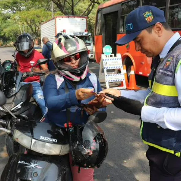 ¡Pilas! Aumentarán los controles de tránsito a motociclistas