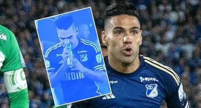 Falcao García, que necesitó oxigeno en Millonarios vs. Atlético Nacional: Liga Betplay