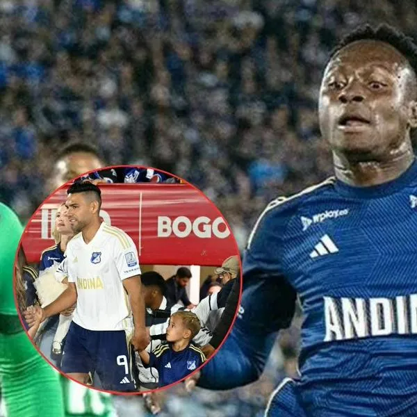 Millonarios-Nacional terminó en pelea en la que Falcao separó a jugadores