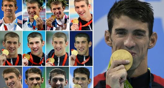 Michel Phelps, a propósito de los máximos ganadores de medallas en la historia de los Juegos Olímpicos: acá, el ránking.