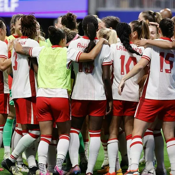 Jugadoras de la Selección de Canadá