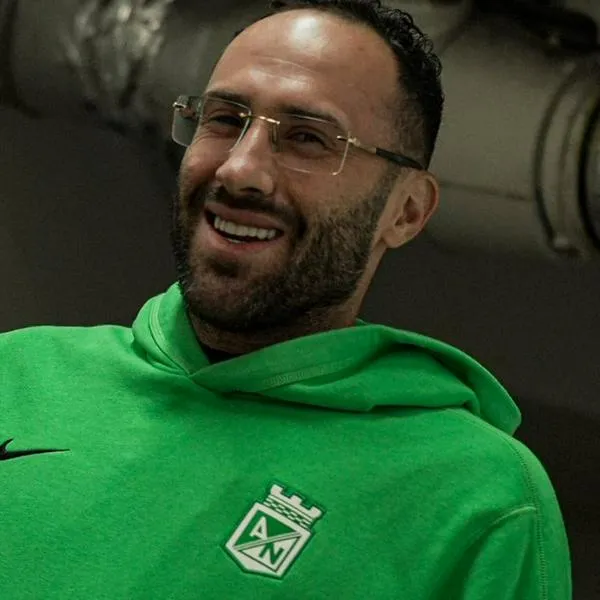 David Ospina, quien hizo arenga antes de empezar el partido que Atlético Nacional le ganó a Millonarios.
