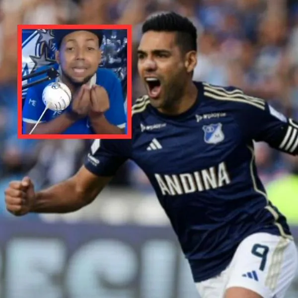 Hincha de Millonarios criticó y le reclamó a Radamel Falcao por no meter goles