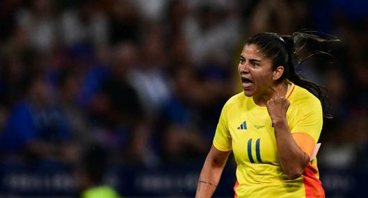 Cuántos goles lleva Catalina Usme con la Selección Colombia femenina, luego de anotar ante Francia, por los Juegos Olímpicos. Sigue haciendo historia.