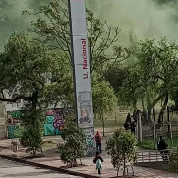 Protestas frente a la Nacional.