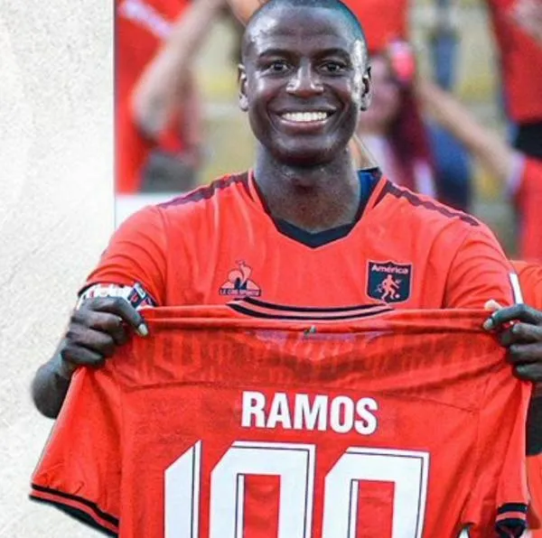 Adrián Ramos marcó gol 100 con América de Cali y pasó susto en celebración