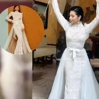 Ángela Aguilar habría comprado su vestido de novia en AliExpress: ¿cuánto le costó?