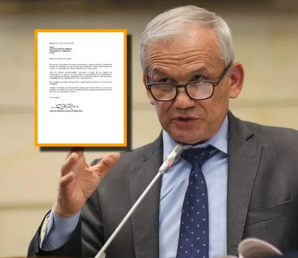Esta es la carta de renuncia de Carlos Ramón González: "Mi inocencia es irrefutable"