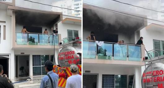 Incendio en Montería deja un menor fallecido y cuatro personas rescatadas