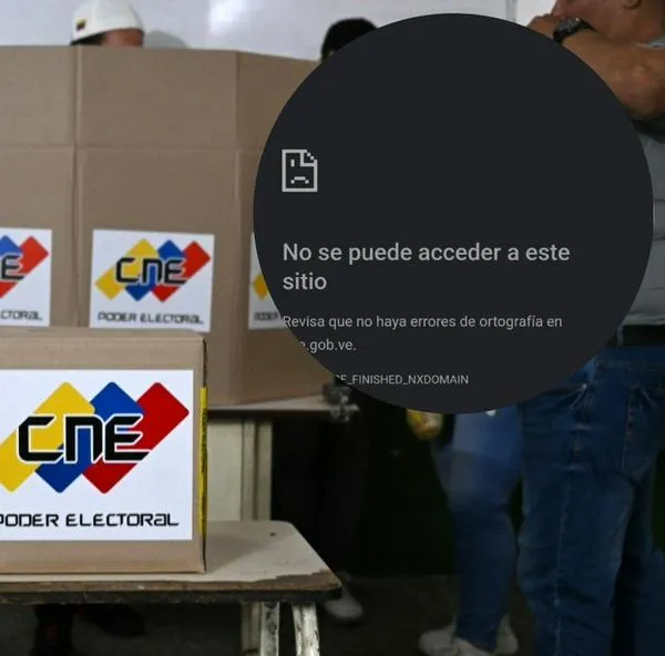 Se cayó la página del Consejo Nacional Electoral en Venezuela. 