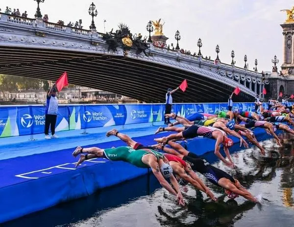 Cancelan el segundo entrenamiento de triatlón en el Sena, los organizadores son optimistas