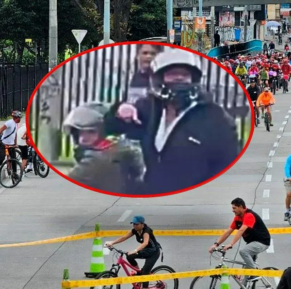 Motociclistas golpearon a guardíán en la ciclovía. 