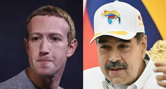 Mark Zuckerberg y Nicolás Maduro