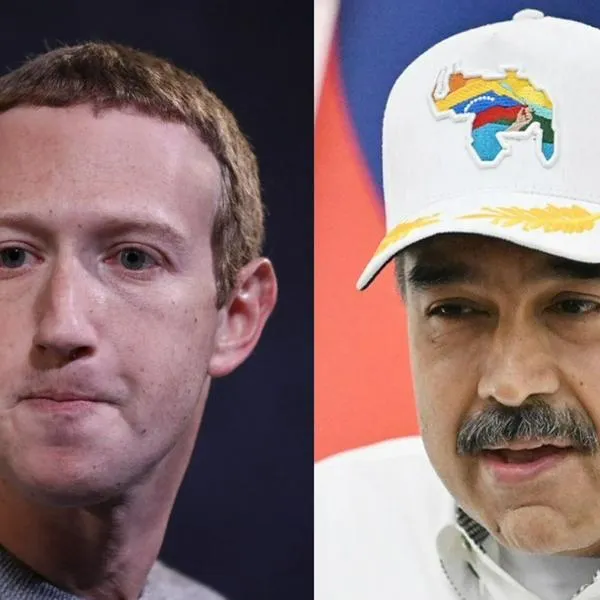 Mark Zuckerberg y Nicolás Maduro
