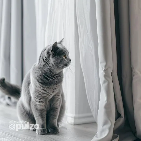 Métodos para que los gatos no se orinen en las cortinas.