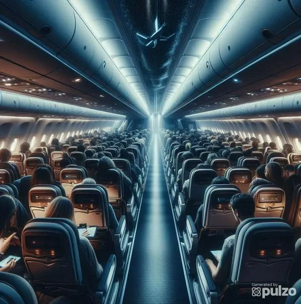 ¿Por qué se apagan las luces del avión al despegar? 