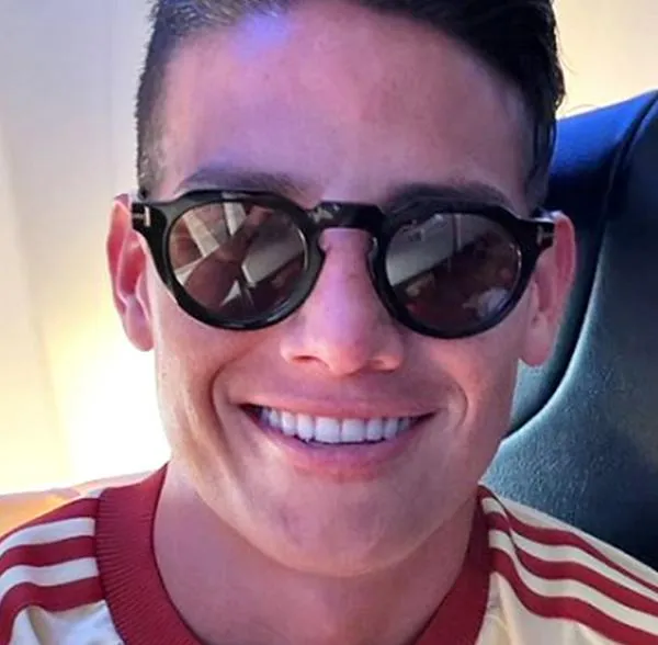 James Rodríguez, que sale del Sao Paulo de Brasil; el colombiano resignó mucho dinero