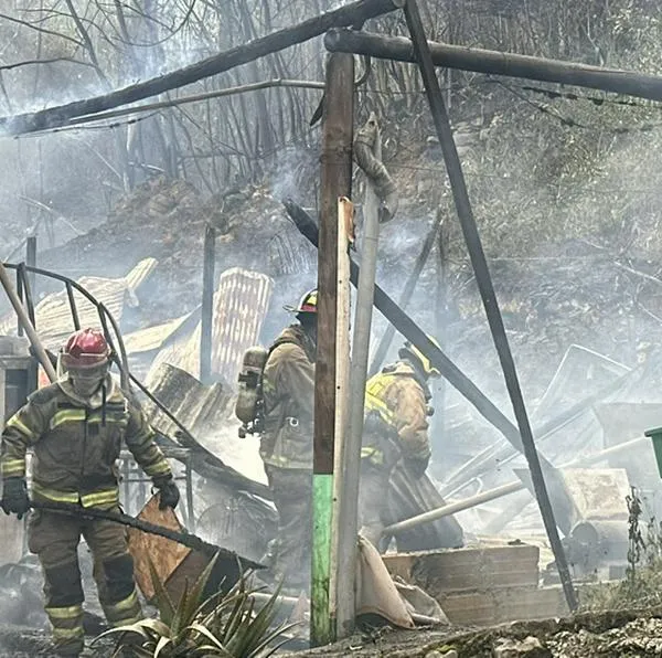 Incendio en Medellín