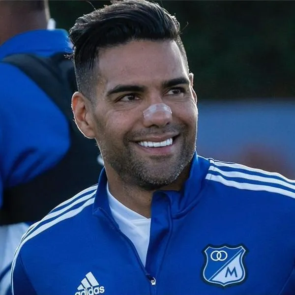 ¿Por qué Falcao usa una cinta en la nariz durante los partidos con Millonarios?