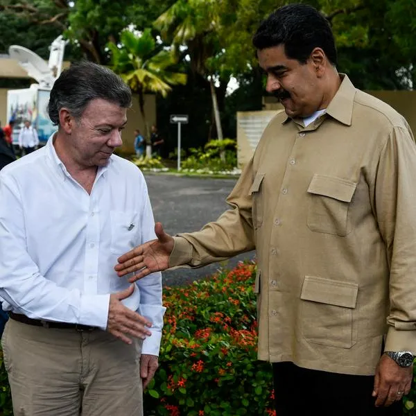 Maduro acusó a Santos. 