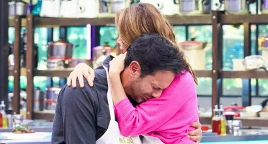 Alejandro Estrada lloró en Masterchef Celebrity Colombia y nombró a Nataly Umaña