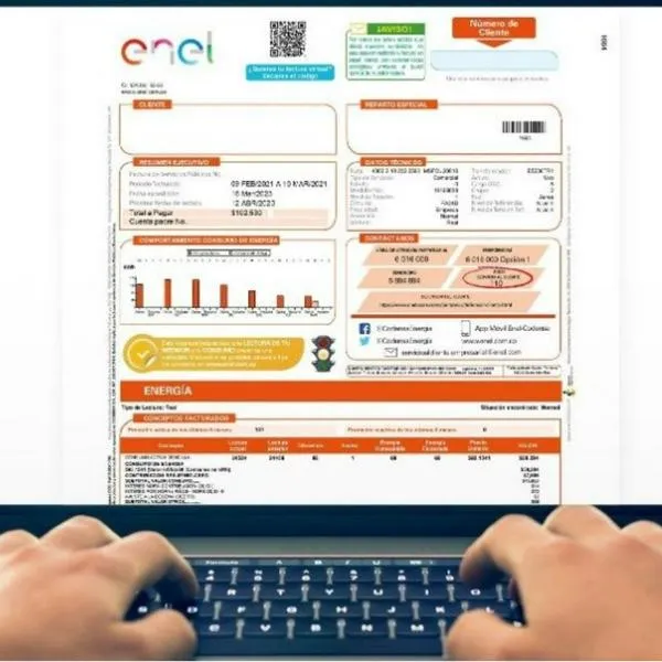 ¿Qué quiere decir saldo a favor en el recibo de luz Enel?