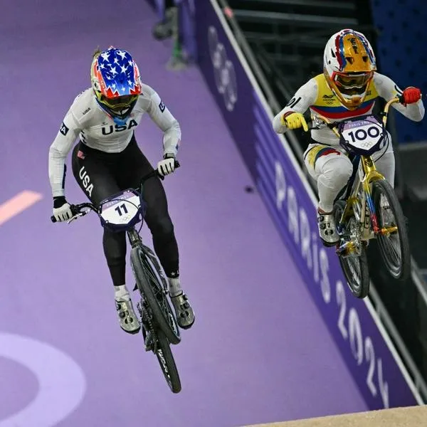 Mariana Pajón, en los Juegos Olímpicos de París 2024.