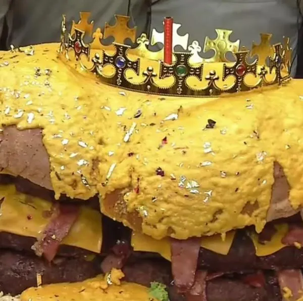 Hamburguesa más grande de Colombia.