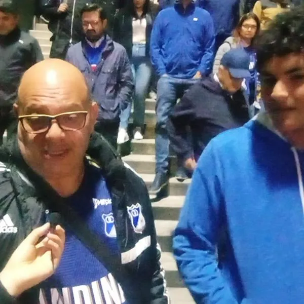 Hinchas de Millonarios, que piden salida de Alberto Gamero pese a victoria ante Tolima