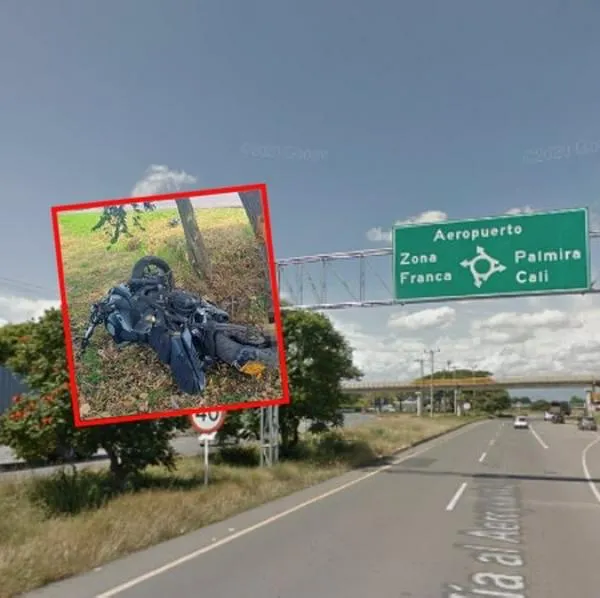 Accidente en motocicleta, cerca al aeropuerto Bonilla Aragón, dejó a una persona sin vida